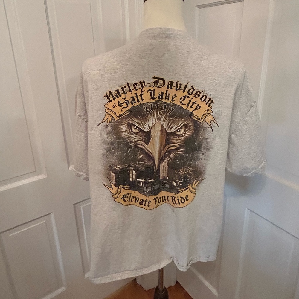 HARLEY-DAVIDSON Salt‎ Lake City, Utah Elevate Your Ride Eagle Graphic T-Shirt XL
